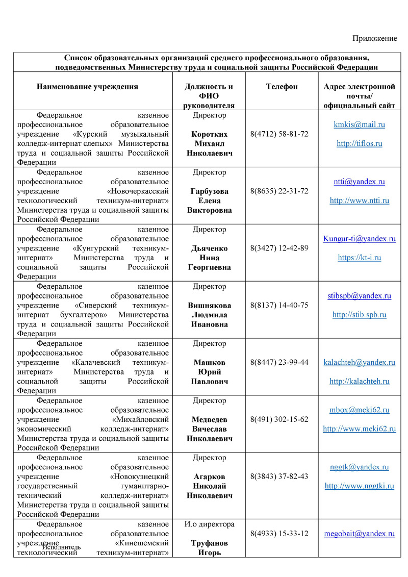 Информация об образовательных учреждениях, оказывающих образовательные услуги лицам с ограниченными возможностями здоровья.