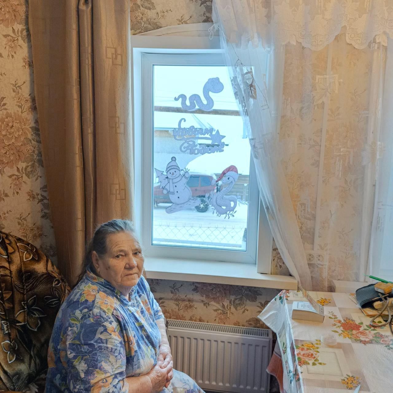Социальные работники провели акцию «Новогодние окна»
