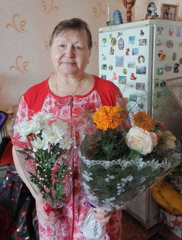 Поздравление жительницы отделения 