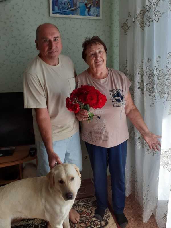 Поздравление жительницы отделения 
