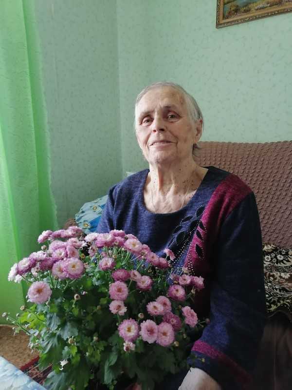 Поздравление жительницы отделения 