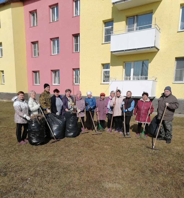 Субботник в отделении 