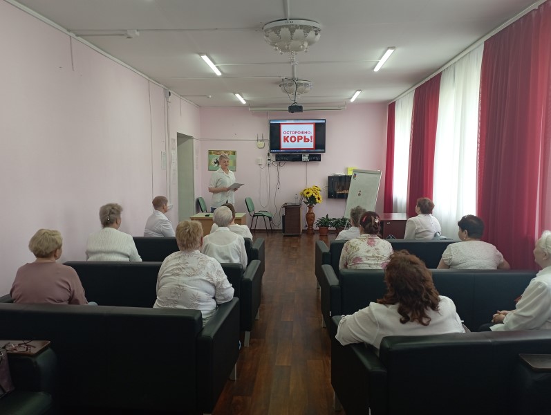 Беседа с медицинской сестрой в ОДП 