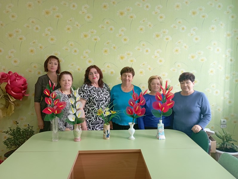 Занятие по трудотерапии в ОДП
