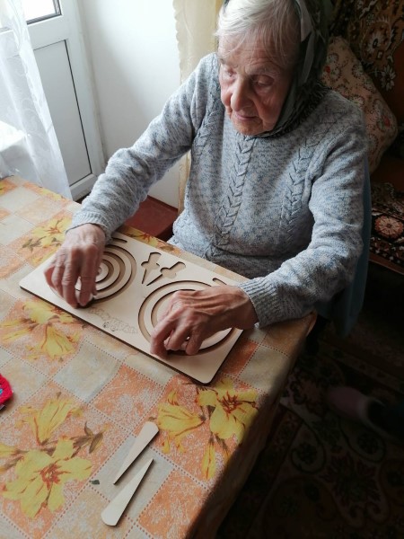 Занятия с жителями Спецжилдома