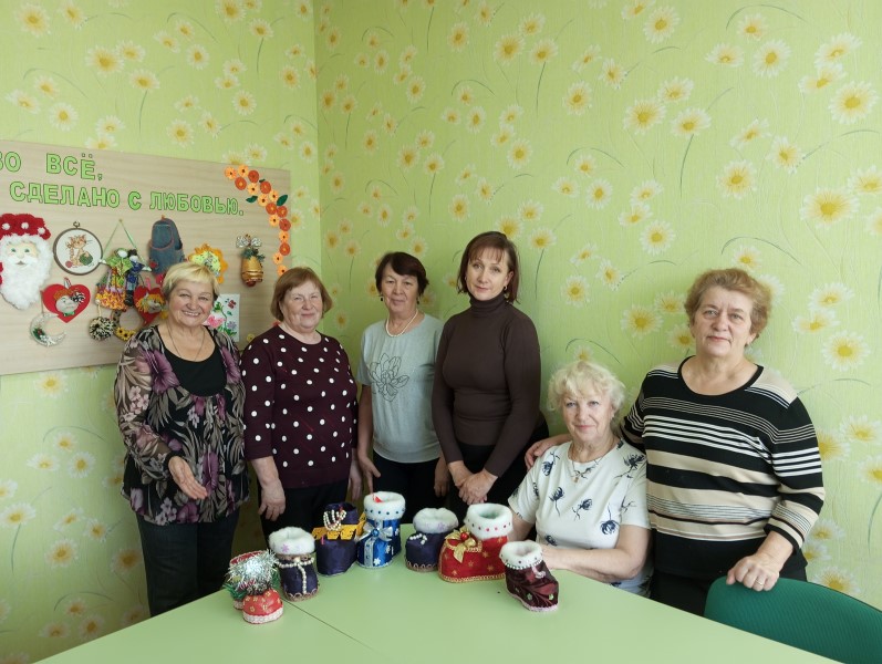 Занятие по трудотерапии в ОДП