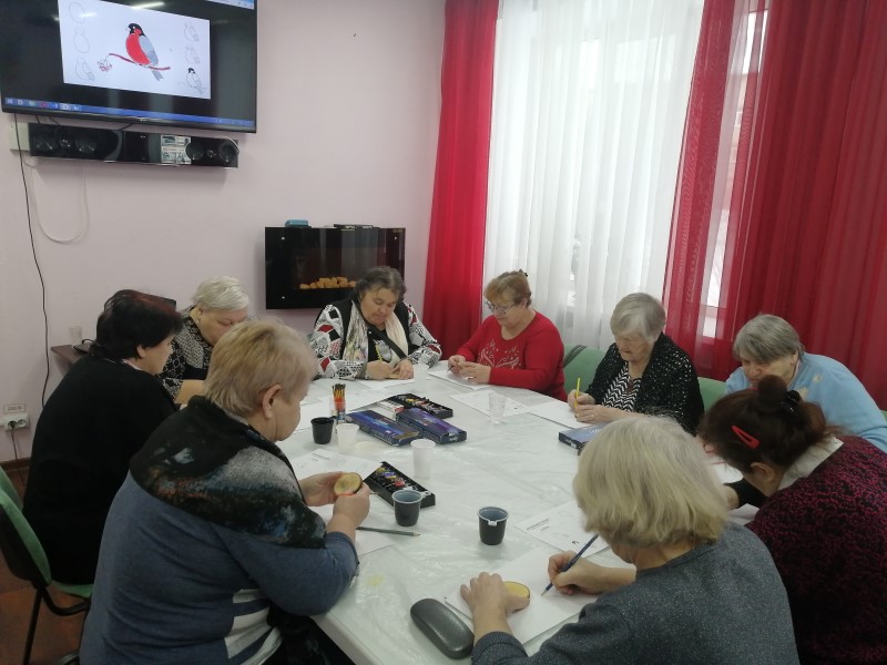 Занятие с элементами арт-терапии «Роспись на деревянном спиле»