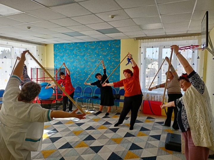 Занятия ЛФК в ОДП