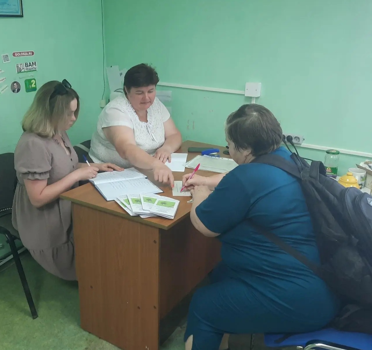 Мобильная бригада в п. Шеманиха