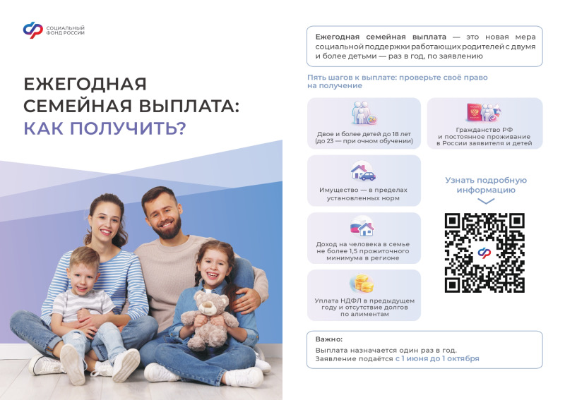 Ежегодная семейная выплата: как получить?