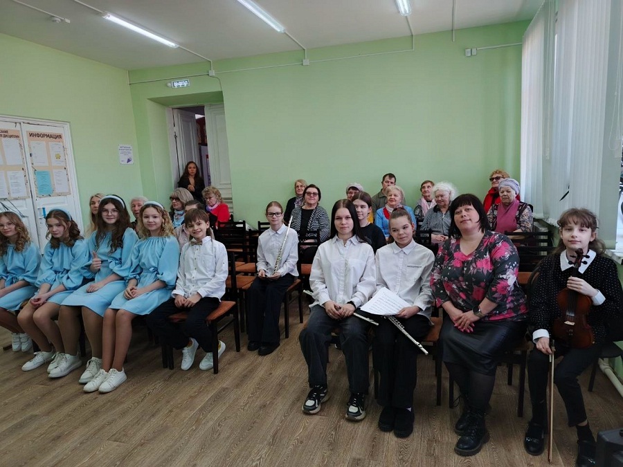 Концерт в детской музыкальной школе стал чудесным событием для наших обслуживаемых граждан
