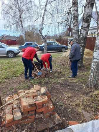 Акция «Чистый дом ветерану»