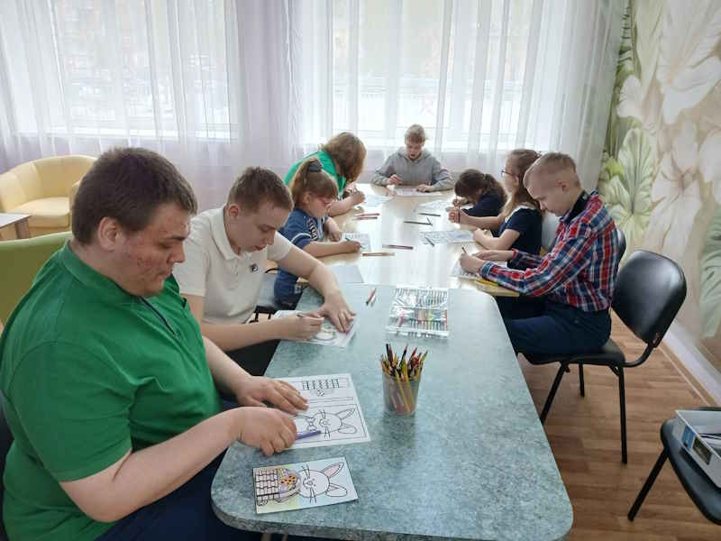 Инклюзивное занятие в клубе «Поверь в себя»