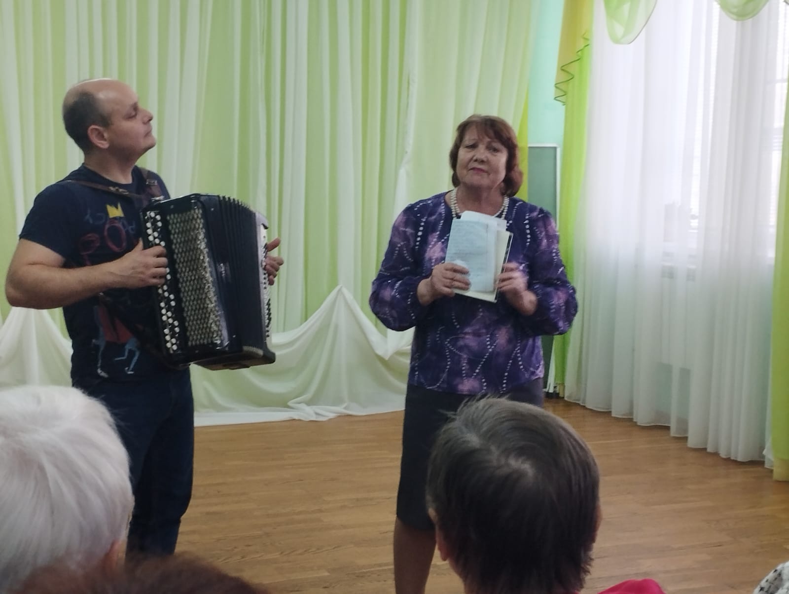 Музыкальное мероприятие «Душа поёт, баян играет».