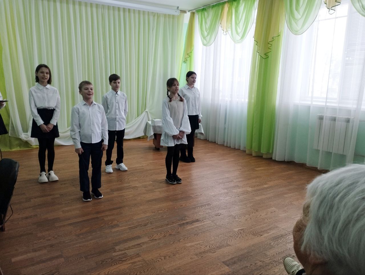 праздничный концерт, подготовленный учащимися школы №12 города Выксы в ОДП