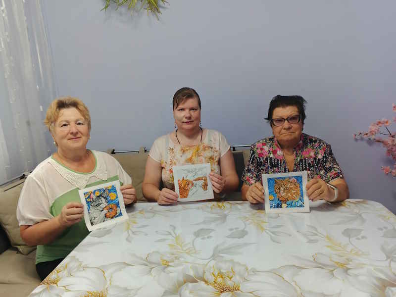Алмазная вышивка «Коты в искусстве»